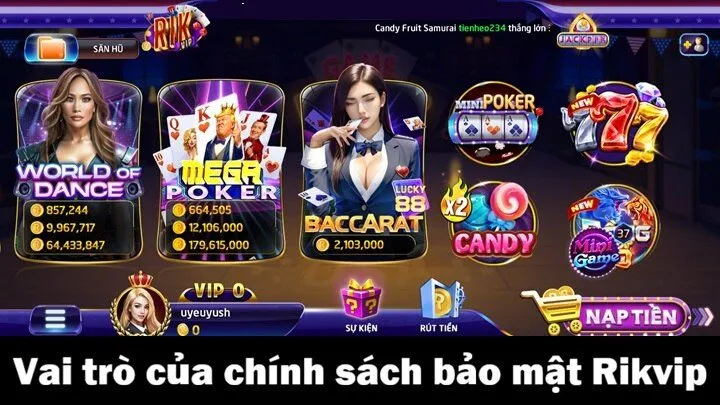 Chính sách bảo mật Rikvip có vai trò gì?