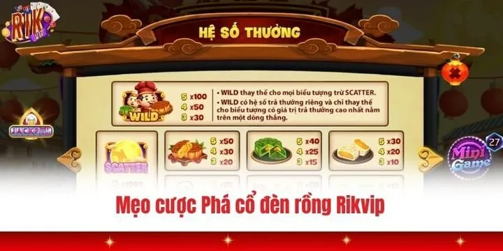 Phá cổ đèn rồng Rikvip - Siêu phẩm nổ hũ đáng trải nghiệm 4 Một số phương pháp quay phá cổ đèn rồng Rikvip của chuyên gia