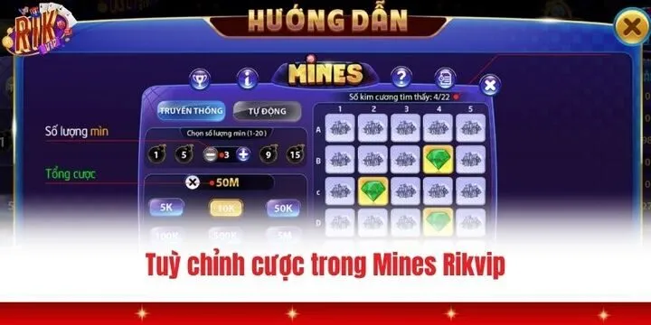 Hướng dẫn cách chơi Mines Rikvip từ a đến z